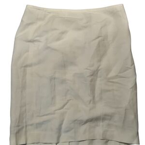 Calvin Klein Elegant White Pencil Skirt